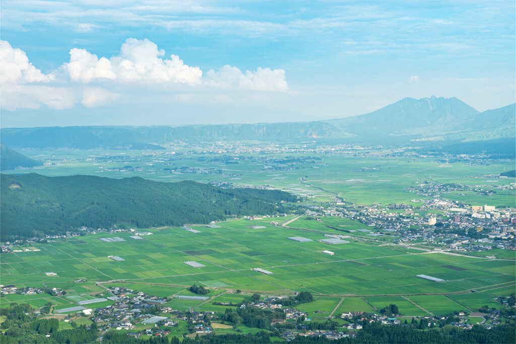 上空写真の画像